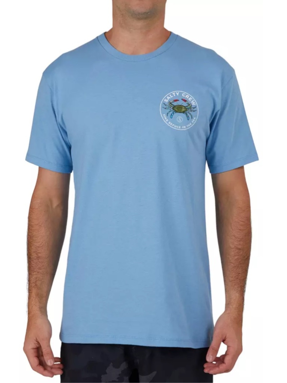 Salty Crew Men’s Blue Crabber Premium Short Sleeve Shirt 3X New With Tags